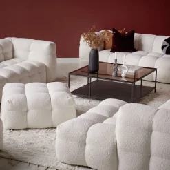 MODULSOFFA CREAM - 2-SITS UTAN ARMSTÖD